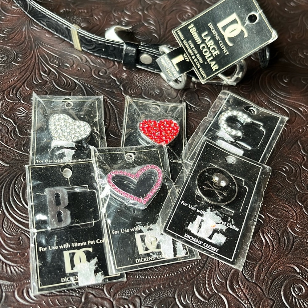 Dog collar with 6 slides